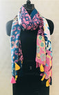 DIGITAL PRINTING SCARVES GEOMETRIC PRINT