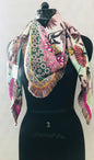 DIGITAL PRINTING SCARVES FLORAL PRINT