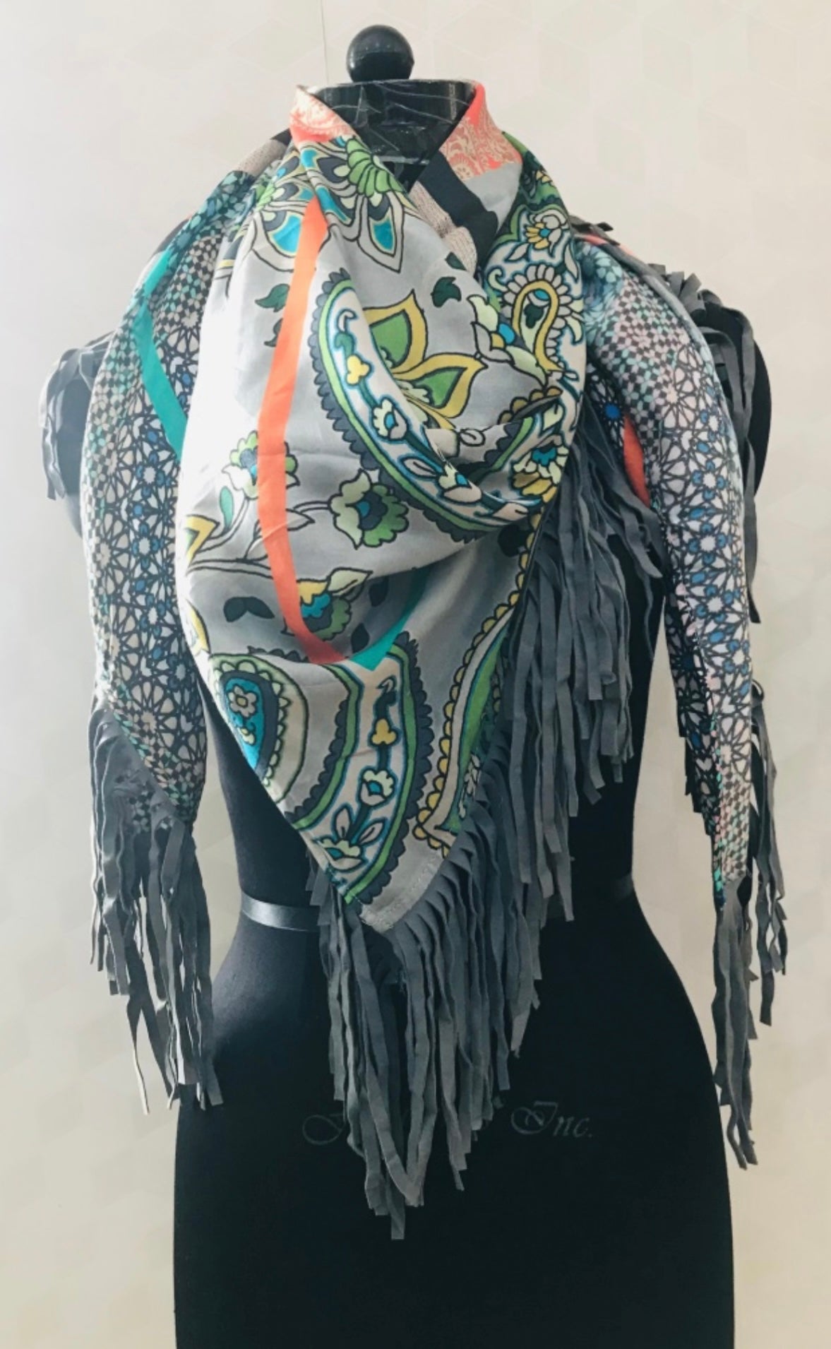 DIGITAL PRINTING SCARVES MADHUBANI PRINT