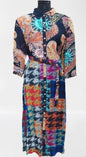 PAISLEY MULTI COLOR DIGITAL PRINT SHIRT DRESS